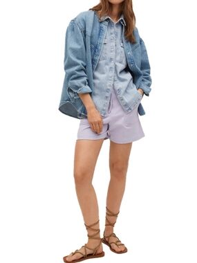 Mango Denim Jacket, Blue Wash, Size 4
